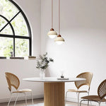 Cave Stone Pendant Light Ceiling Hanging Lamp for Bedroom and Dining Room