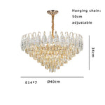 Brilliance Crystal Chandelier for Luxe Living & Dining Rooms.