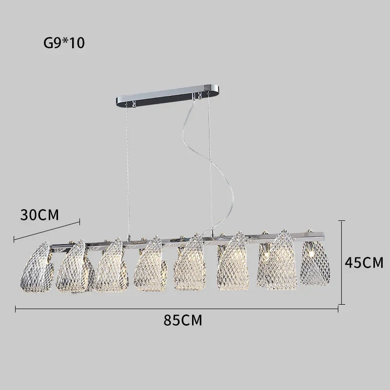 Modern Glass Chandelier for Luxury Home Decor