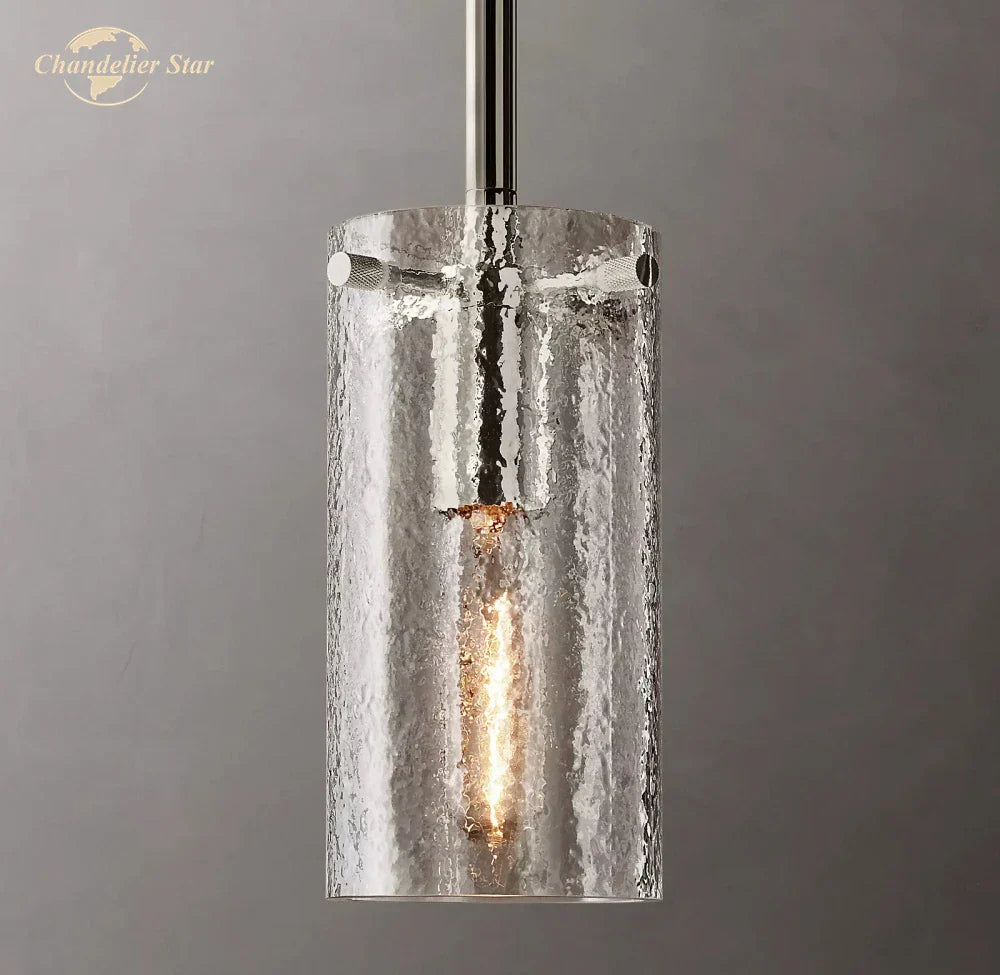 Modern Glass LED Chandelier Charleroi Pendant Light for Kitchen Bedroom Dining Room