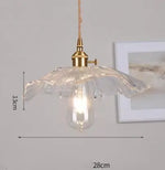 Blue Glass Pendant Lights for Bedroom Dinning Living Room