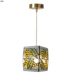 Vintage Loft Glass Pendant Light with Adjustable Hanging Lamp