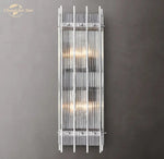 San Marco Glass Sconce: Modern Indoor Wall Lamp for Bathroom, Living Room & Bedroom