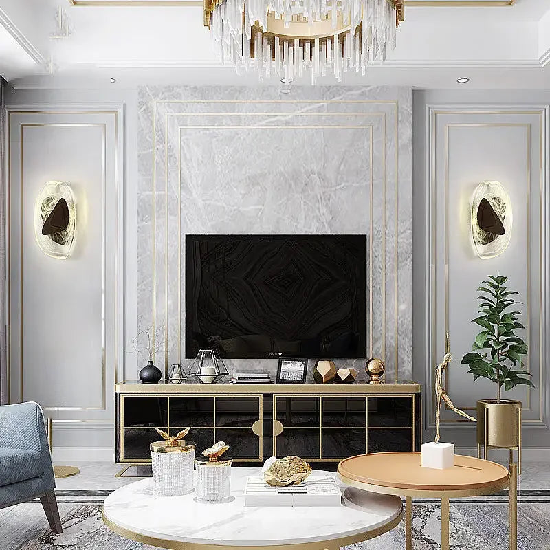 Luxury Irregular Graphic Wall Light by - Modern Bedroom Bedside Sconce