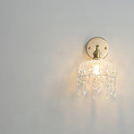 Rotatable Copper LED Wall Lamp with Pull Chain Switch