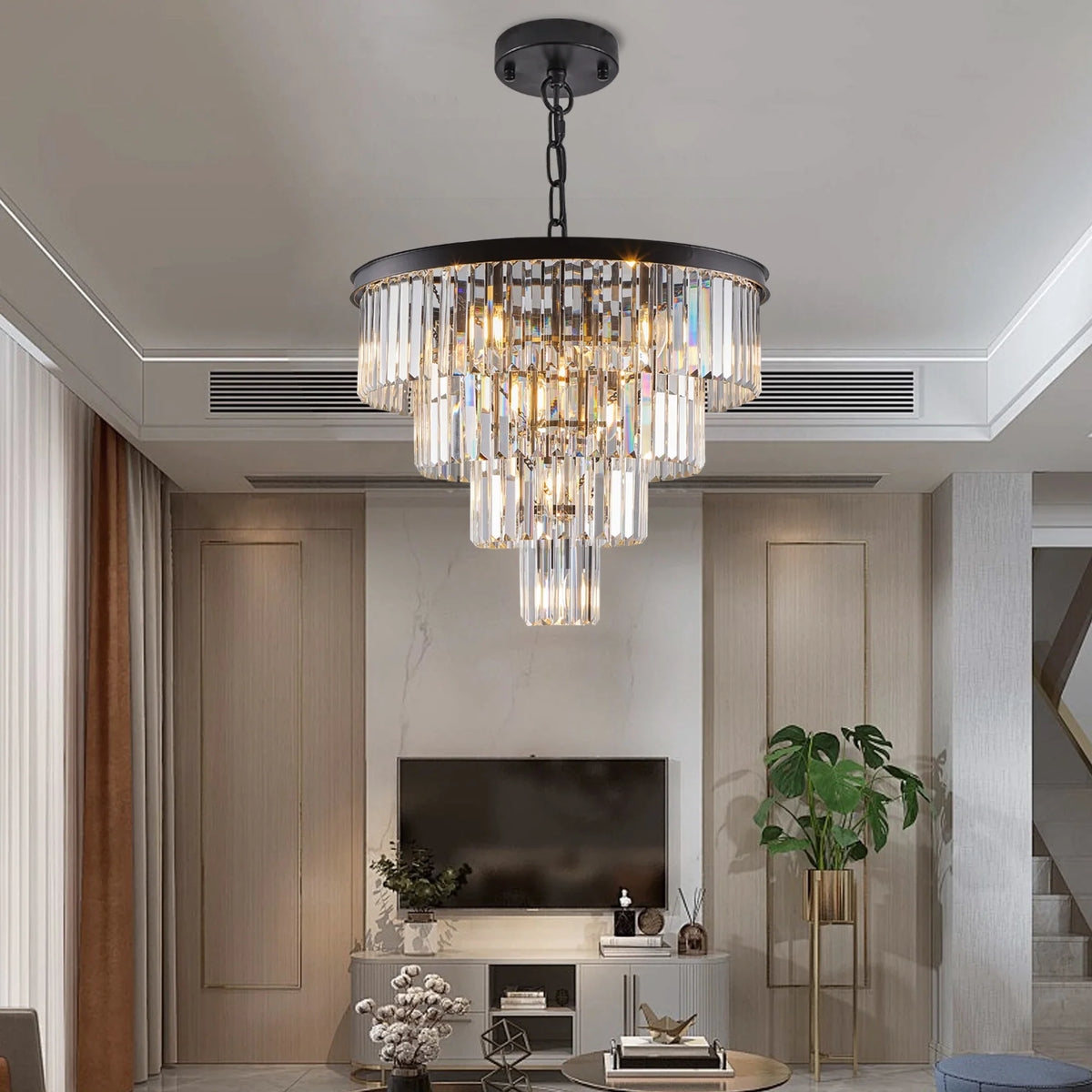 23.6" Gio Crystal Chandelier