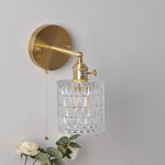 Brass E27 LED Wall Sconce Pull Chain Switch Stair Light Fixtures