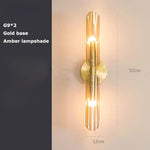 Copper Gold Black LED Wall Sconce Light for Corridor Bedroom Living Room
