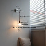 White Glass LED Wall Lights with Pull Chain Switch for Modern Decor