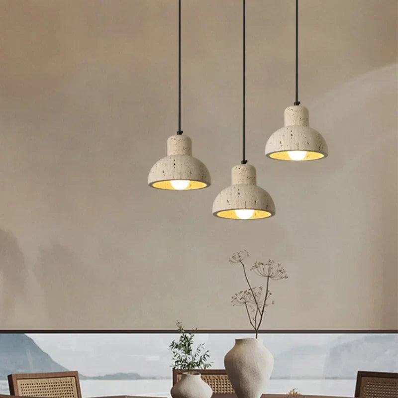 Cave Stone LED Pendant Lamp - Nordic Modern Hanging Light