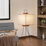 Rice Paper Floor Lamp for Living Room Bedroom (E27 Bulb)