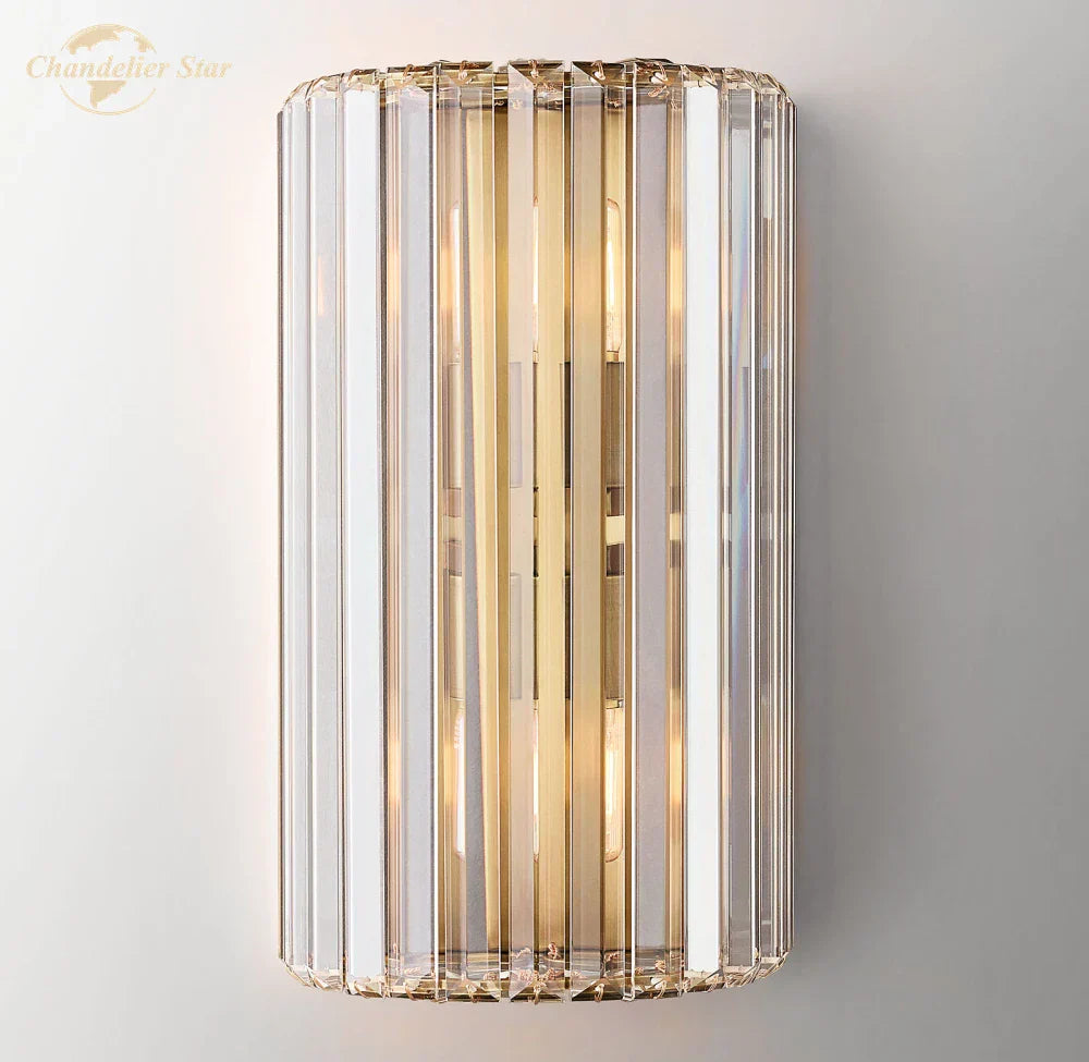 Crystal LED Wall Sconce for Living Room, Bedroom, Bathroom - Modern Indoor Lighting
