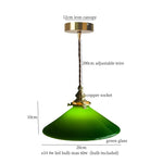 Afralia™ Cream Glass LED Pendant Brass Hanging Lamp for Kitchen Restaurant Living Room