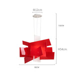 Acrylic Leaf Pendant Lamps: Modern Ceiling Hanging Light for Kitchen Island & Living Room