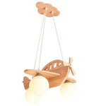 Wooden Aircraft Pendant Light Hanging Lamps Chandelier Ceiling Suspension