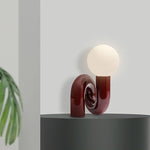 Resin Table Lamp: Modern Design for Bedroom & Living Room