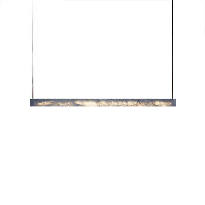 Minimalist Marble LED Chandelier for Modern Dining Room