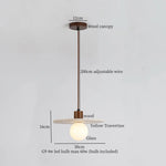 Yellow Travertine LED Hanging Pendant Light for Home Decor Bedroom Dining Living Room