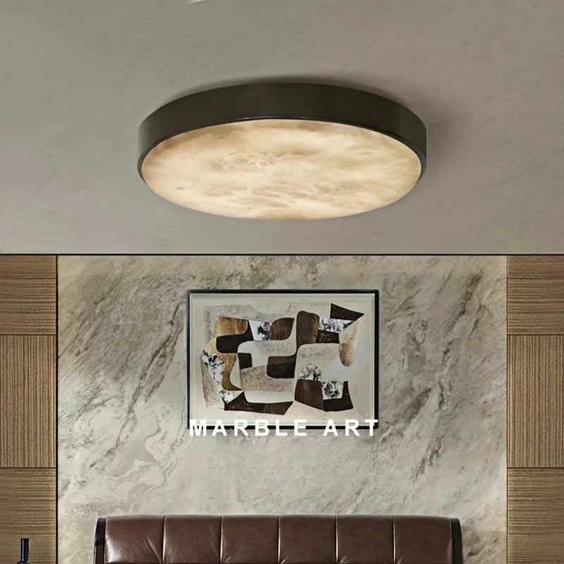 Moonshade Marble & Copper Light Fixtures
