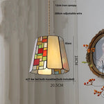 Tiffany Style Glass LED Pendant Lights for Dining Kitchen Restaurant Hallway