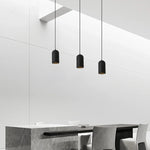 Afralia™ Black Travertine LED Pendant Lamp for Modern Interior Lighting