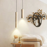 Travertine LED Pendant Lamp for Bar Bedroom Living Room Décor
