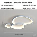 LED Dimmable Ceiling Lamp for Modern Minimalist Home Decor