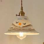 Ceramic Copper Pendant Light Bar Coffee Kitchen E27 Knob Switch LED Fixture