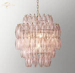 Natalia Glass Chandeliers Pendant Light Fixture - Modern Hanging Lamps for Home