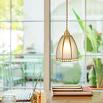 Afralia™ Nordic Glass LED Pendant Light for Kitchen Living Room Bedroom