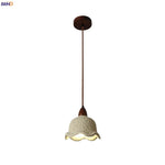 Afralia™ Bud Micro Cement LED Pendant Lamps: Modern Nordic Hanging Light for Home Decor