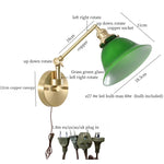 Afralia™ Nordic Glass LED Wall Lamp Mirror Loft Stairs Living Room Bedside Night Light