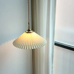 Copper LED Pendant Lamp, Adjustable Wire, Modern Nordic Design