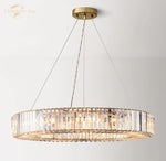 Crystal Halo Pendant Light: Elegant Chandelier for Bedroom Living Room Dining Room Decor