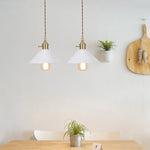Yellow Iron Art LED Pendant Lights - Modern Nordic Style for Home Decor