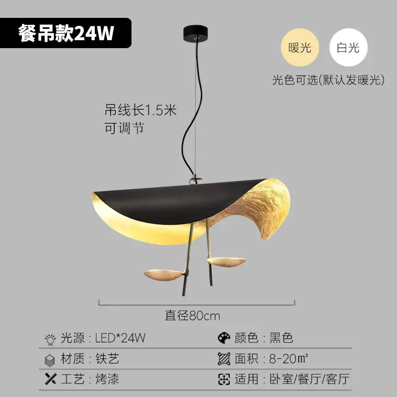 Nordic Minimalist Chandelier Pendant Light for Living Room Bar Bedroom