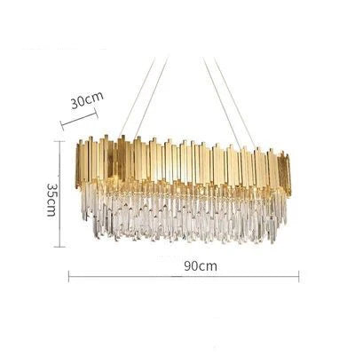 LED Crystal Chandelier Lighting for Foyer décor