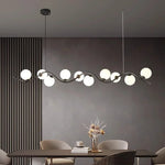 Nordic Glass Ball LED Pendant Lights for Home Decor and Lighting Fixture