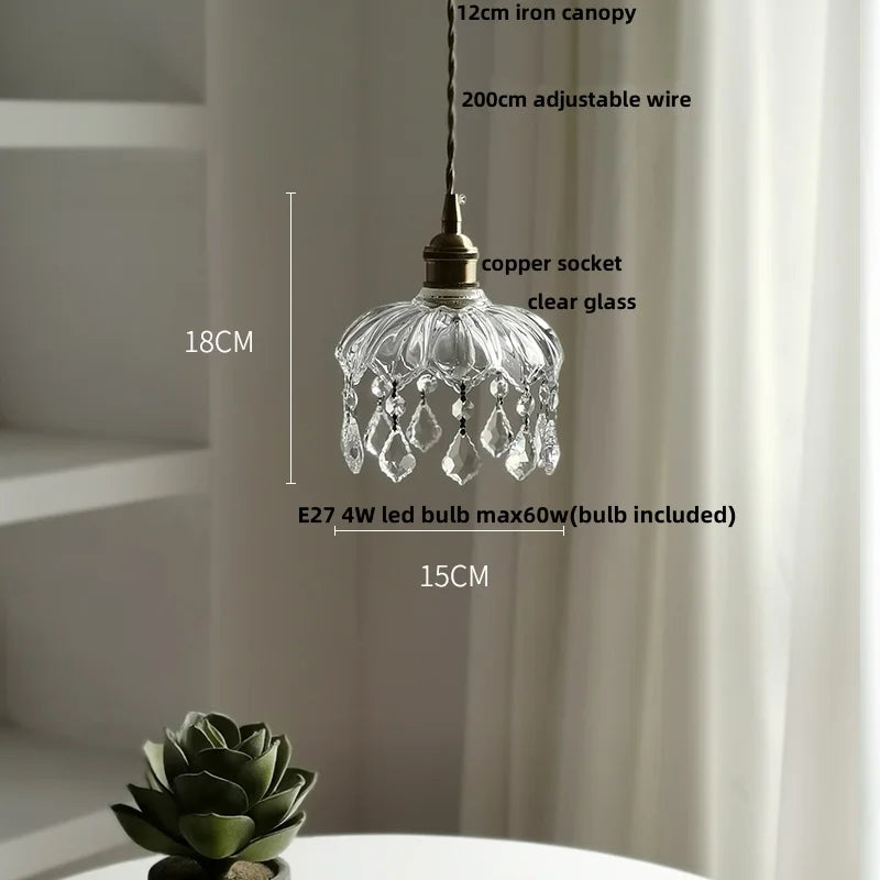 Nordic Glass LED Pendant Lights for Home Decor & Lighting