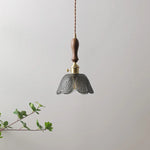 Gray Glass LED Pendant Lamps, Nordic Modern Design for Bedroom, Living Room Lighting Fixtures