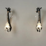 Giraffe Resin Wall Lamp Sconce Light for Bedside & Living Room Decor