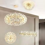 Crystal LED Ceiling Pendant Chandelier for Home Decoration and Lighting