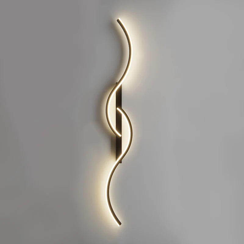 Minimalist Strip Wall Lamp Set for Living Room, TV and Bedroom.
