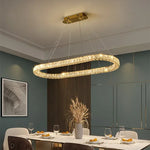 Crystal Ceiling Lights: Modern Luxury Dimmable LED Chandelier for Living Room
