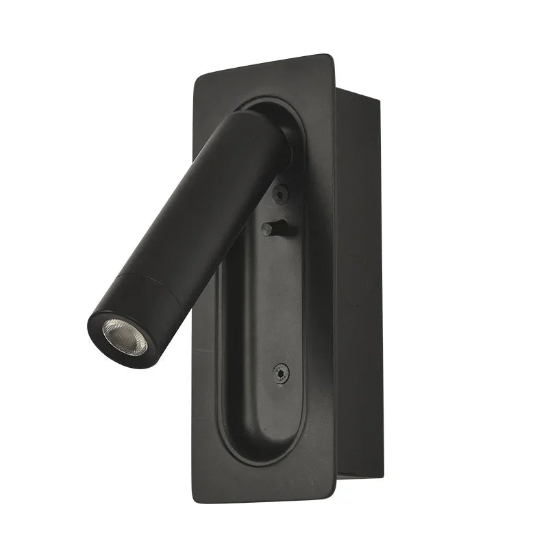 Adjustable Bedside LED Wall Lamp for Modern Hotel Guest Rooms