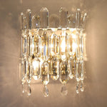 Crystal Wall Lamp: Elegant Luxury for Bedroom, Lobby, Club & Aisle