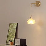 Afralia™ LED Glass Wall Lamp Modern Bedroom Coffee Vanity Light Fixtures