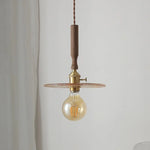 Copper Glass LED Pendant Lamp Modern Style for Dining Room, Bedroom, Bar.