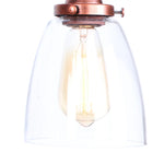 Adjustable Glass Swing Arm LED Wall Sconce with Pull Chain Switch