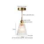 Afralia™ Minimalist Nordic Glass LED Pendant Lamp for Home and Kitchen